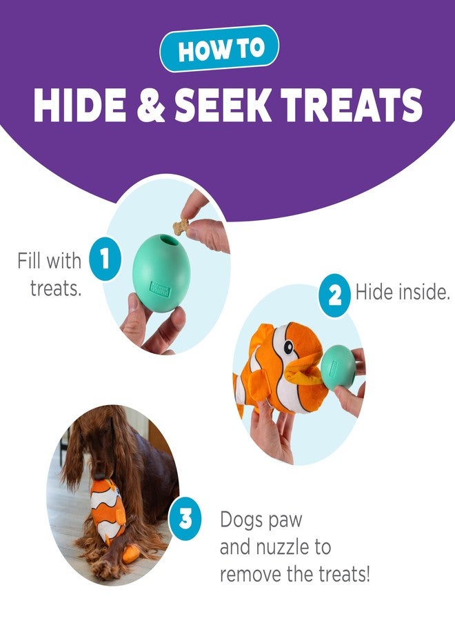 Outward Hound Nina Ottosson Big Mouthz Interactive Plush Dog Puzzle - Treat Ball for Dogs, Engaging Mental Stimulation & Enrichment Toy, Fun Puzzle Game for Canine Intelligence - Image 5